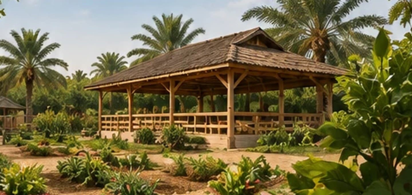 The farm grounds